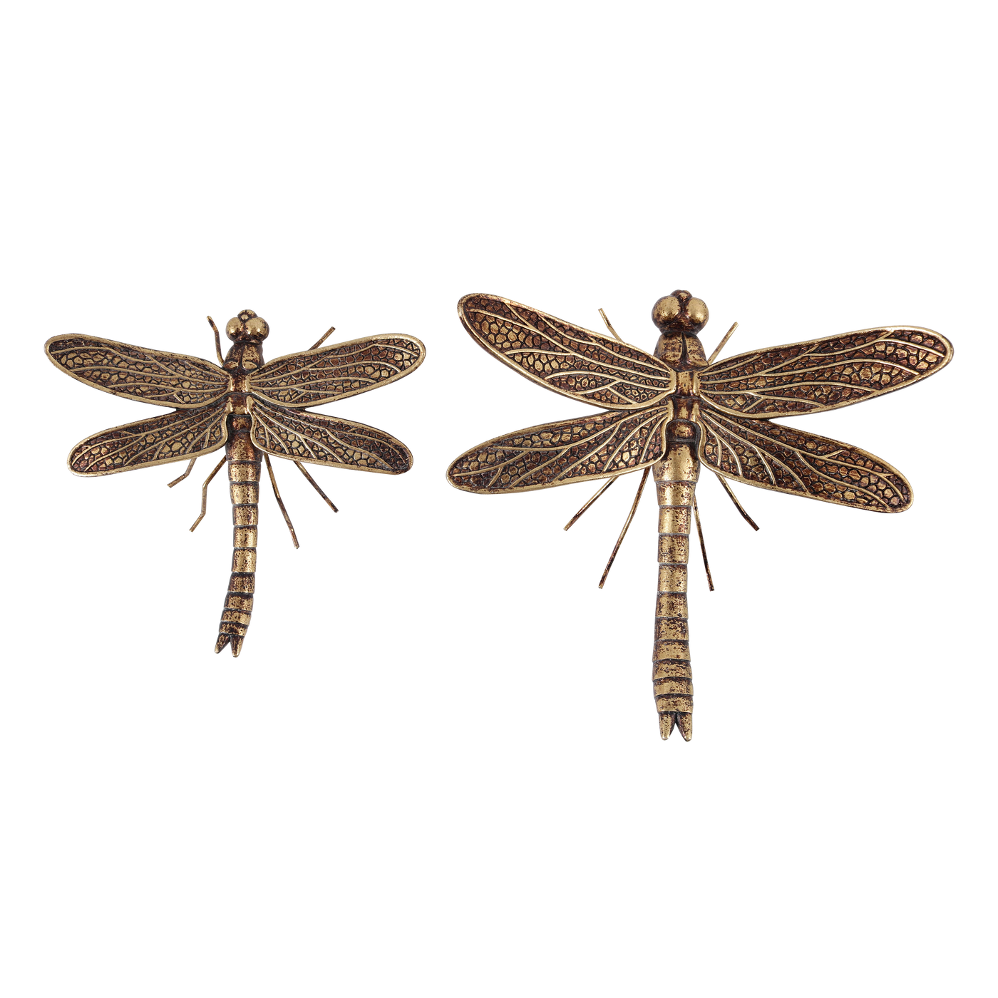 Lot de 2 libellules décoratives